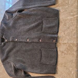 32 BAR BLUES Men's Textured  Gray Sweater